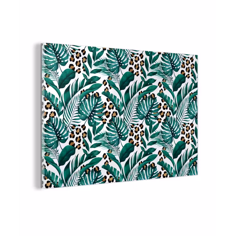 Palmblad - Panterprint - Tropical plexiglas 5mm klein -z3d