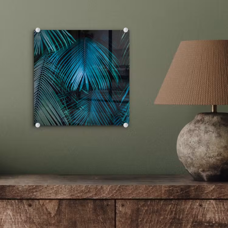 Palmblad - Tropisch - Natuur - Jungle plexiglas 5mm klein -sfeer3