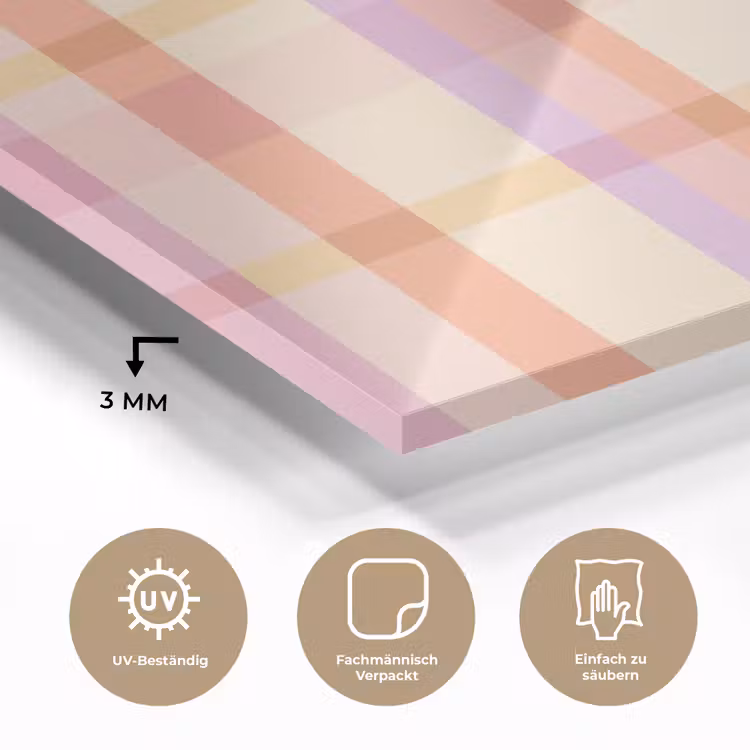 Pastel - uitpatroon - Geometrisch plexiglas 5mm klein 11 -wsfeer2_DE