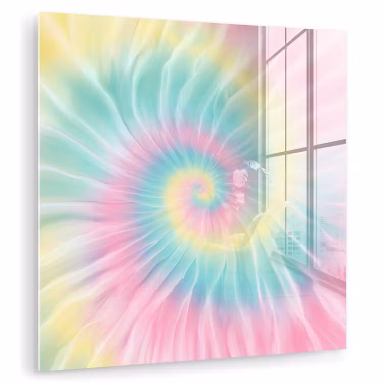 Pasteltinten - Tie dye - Roze plexiglas 5mm klein -zzzproduct_nieuw