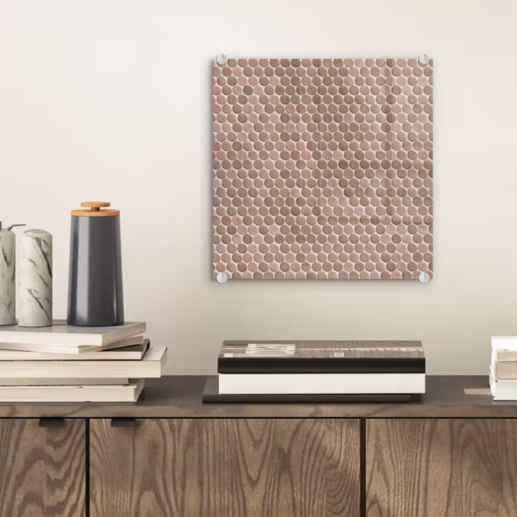 Penny - Mozaïek - Oudroze - Terracotta plexiglas 5mm klein 11 -sfeer1