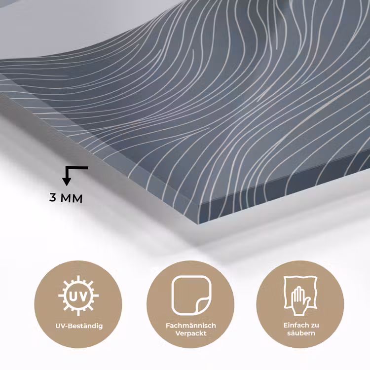 Persoon - Surfen - Oceaan - Natuur - Modern plexiglas 5mm klein -wsfeer2_DE
