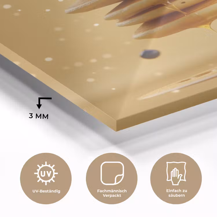 Pannenkoeken - Eten - Honing - Geel plexiglas 5mm klein -wsfeer2_DE