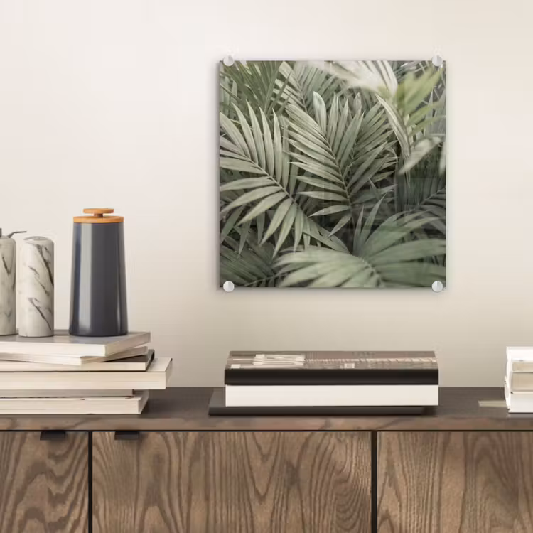 Plant - Palmbladeren - Natuur - Groen plexiglas 5mm klein -sfeer1