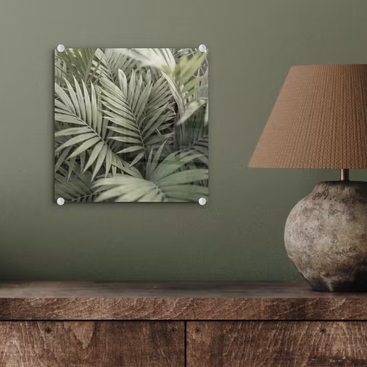Plant - Palmbladeren - Natuur - Groen plexiglas 5mm klein -sfeer3