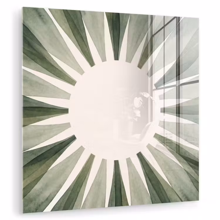 Planten - Abstract - Waterverf - Groen - Natuur plexiglas 5mm klein -zzzproduct_nieuw