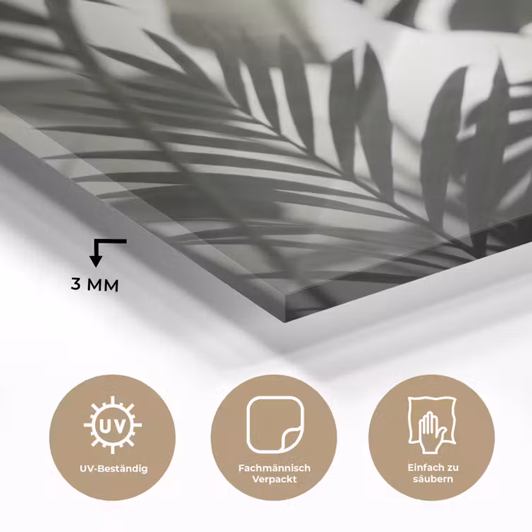 Planten - Bladeren - Natuur - Minimalistisch - Groen plexiglas 5mm klein -wsfeer2_DE