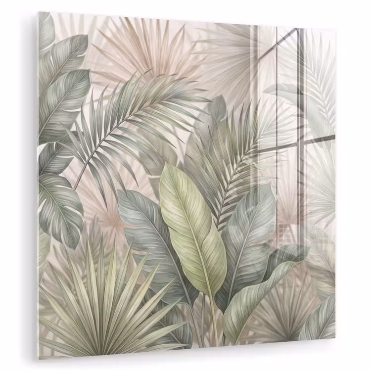 Planten - Tropisch - Bladeren - Groen - Natuur plexiglas 5mm klein -zzzproduct_nieuw