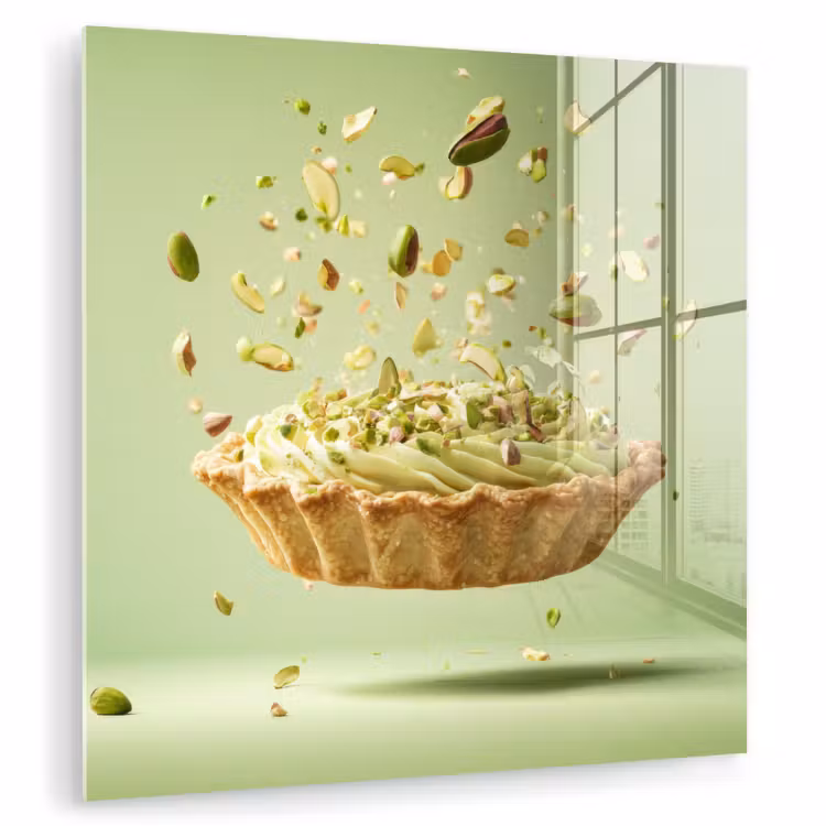 Pistache - Taart - Noten - Eten plexiglas 5mm klein -zzzproduct_nieuw