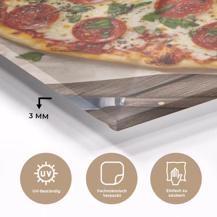 Pizza - Hart - Pepperoni - Tomaat plexiglas 5mm klein -wsfeer2_DE
