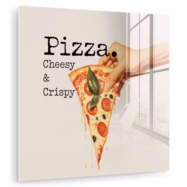 Pizza - Kaas - Pepperoni plexiglas 5mm klein -zzzproduct_nieuw