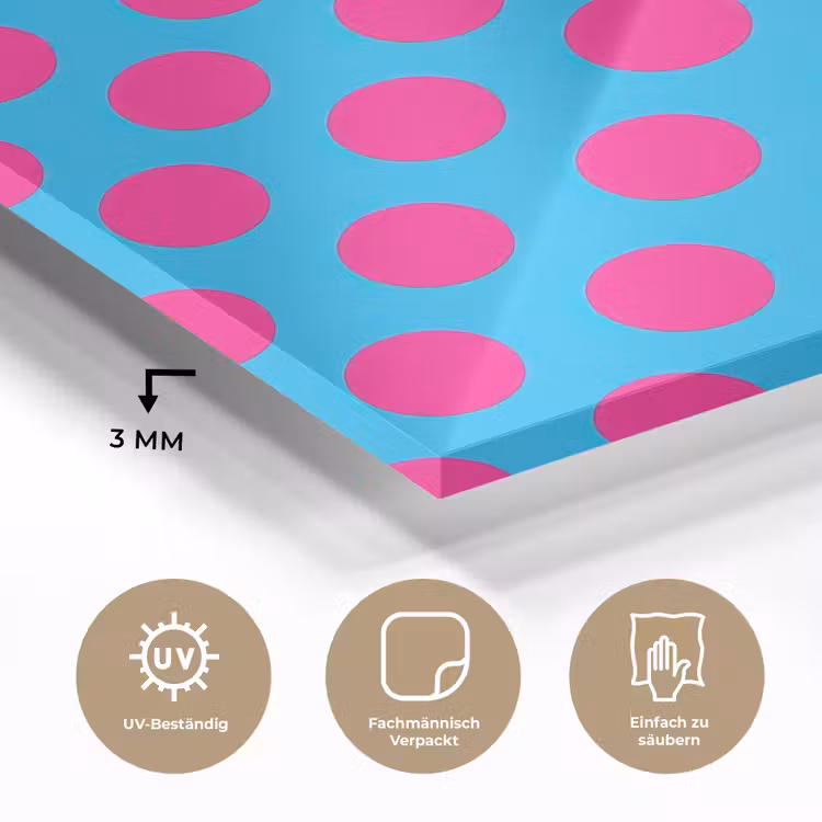 Stippen - Klassiek - Roze plexiglas 5mm klein 11 -wsfeer2_DE