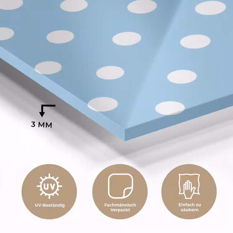 Polka - Dots - Blauw plexiglas 5mm klein 11 -wsfeer2_DE