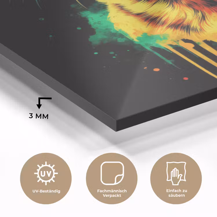 Puck - Hond - Verf - Kleuren plexiglas 5mm klein -wsfeer2_DE
