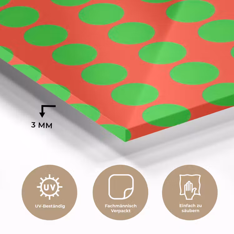 Stippen - Patroon - Groen plexiglas 5mm klein 11 -wsfeer2_DE