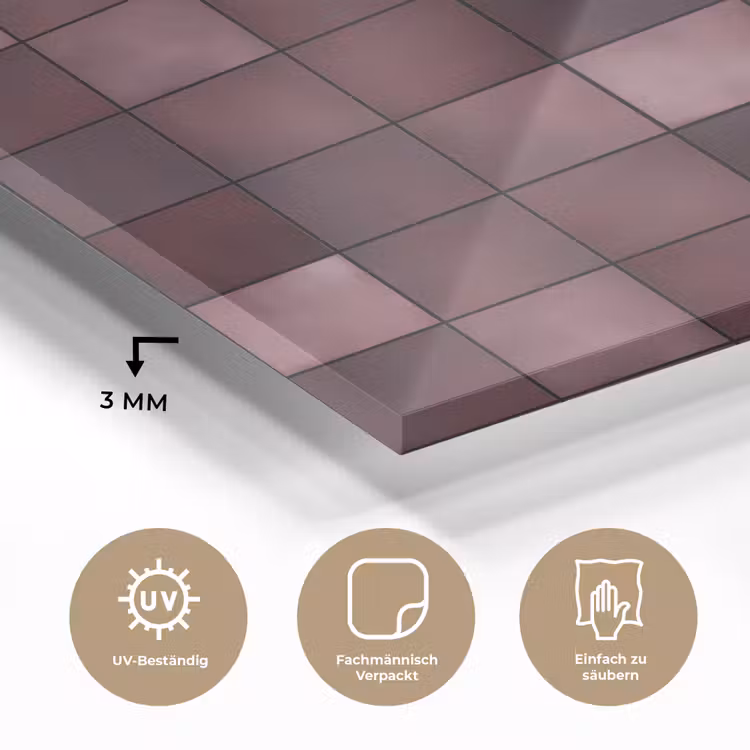 Vierkant - Tegel - Patroon - Paars plexiglas 5mm klein 11 -wsfeer2_DE