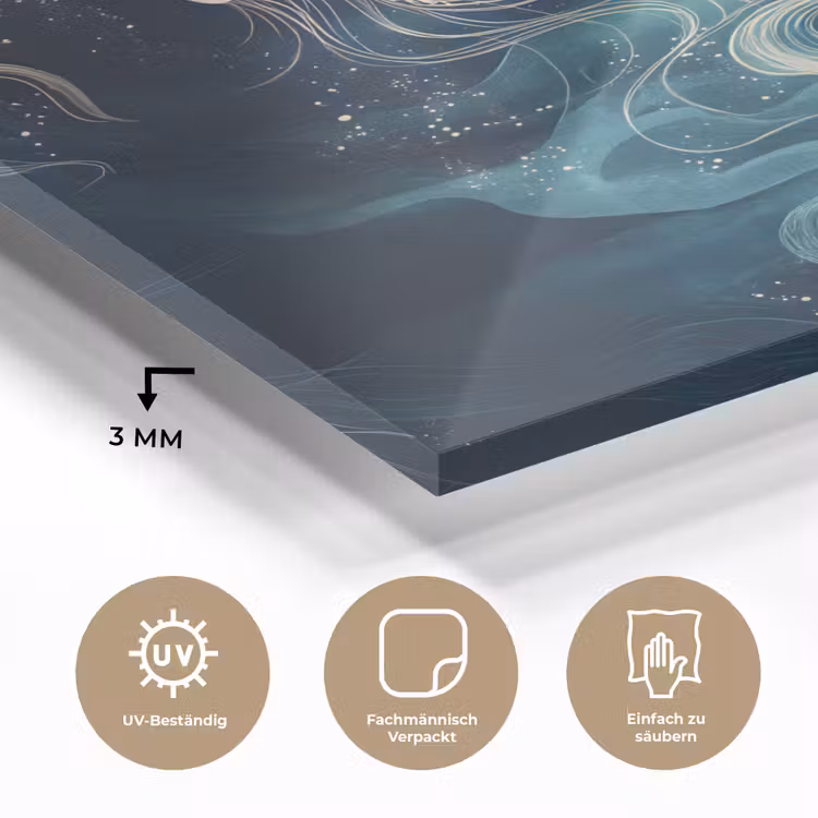 Kwallen - Zee - Wit - Golven plexiglas 5mm klein -wsfeer2_DE