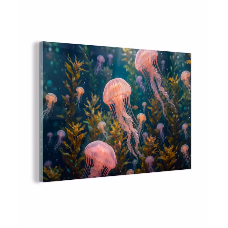 Kwal - Roze - Onderwater - Zeeleven - Dieren plexiglas 5mm klein -zzzproduct_nieuw