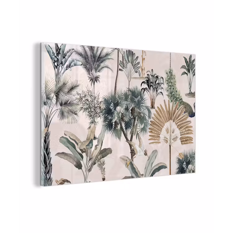Retro - Jungle - Natuur - Dieren plexiglas 5mm klein -z3d