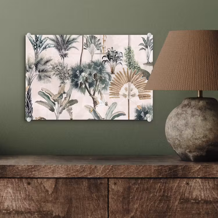Retro - Jungle - Natuur - Dieren plexiglas 5mm klein -sfeer3