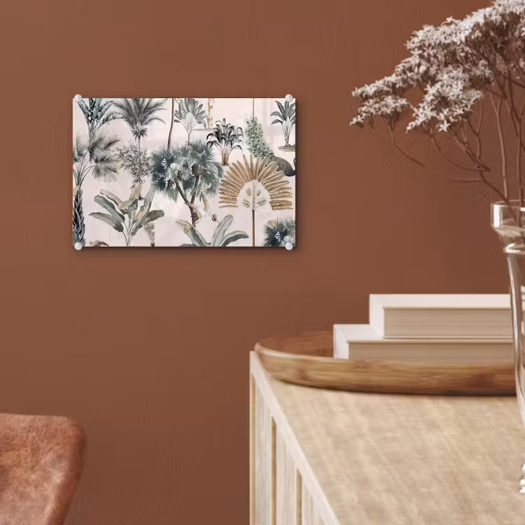 Retro - Jungle - Natuur - Dieren plexiglas 5mm klein -sfeer5