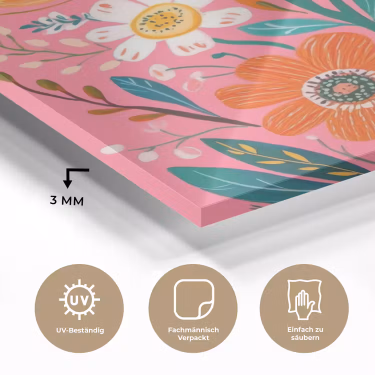 Roze - Bloemen - Wit - Oranje plexiglas 5mm klein -wsfeer2_DE