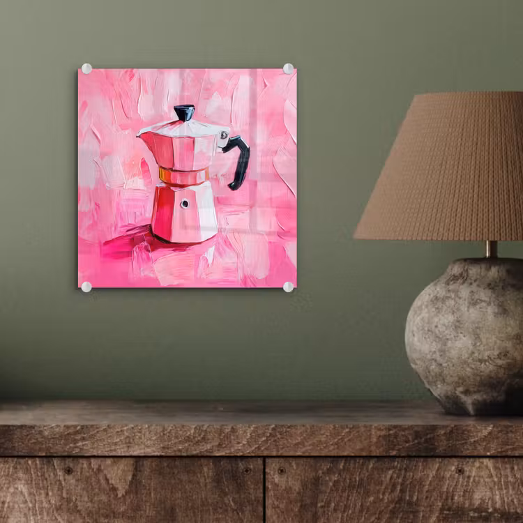 Roze - Verf - Coffee plexiglas 5mm klein -sfeer3