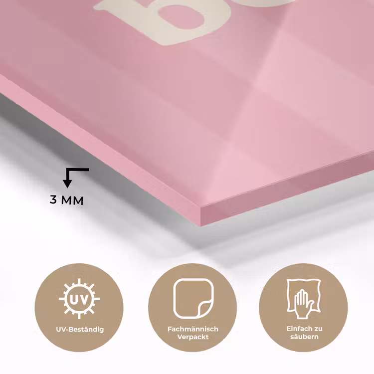 Roze - Gestreept - Belle plexiglas 5mm klein -wsfeer2_DE