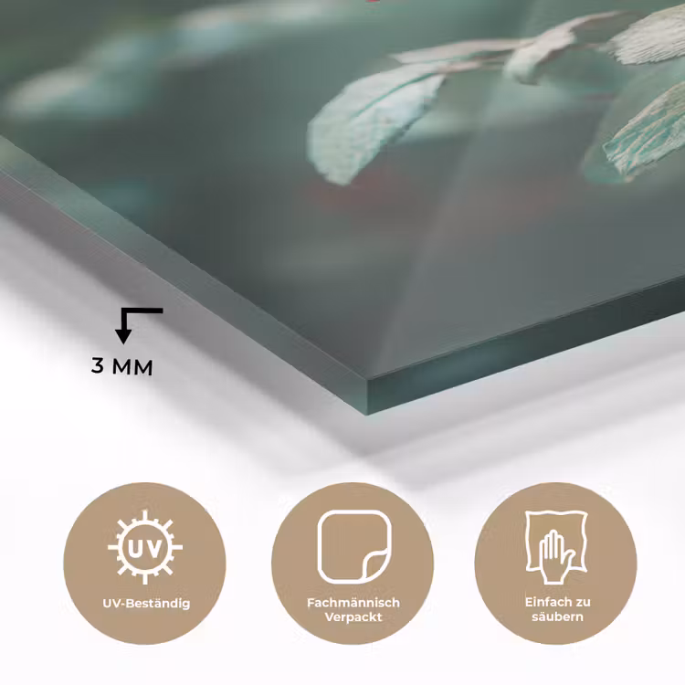 Roos - Bladeren - Dieprood plexiglas 5mm klein -wsfeer2_DE
