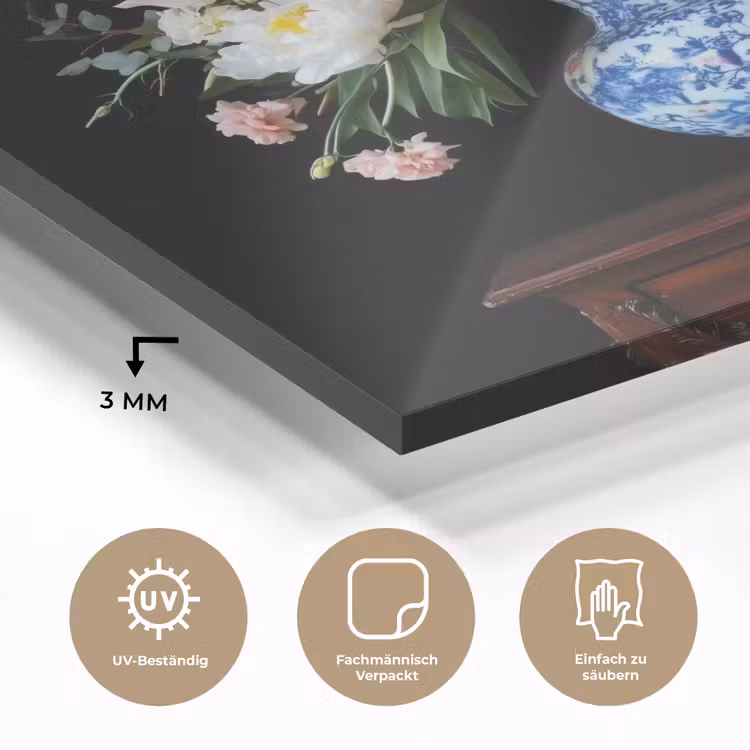 Rozen - Bloemen - Vaas - Boeket plexiglas 5mm klein -wsfeer2_DE