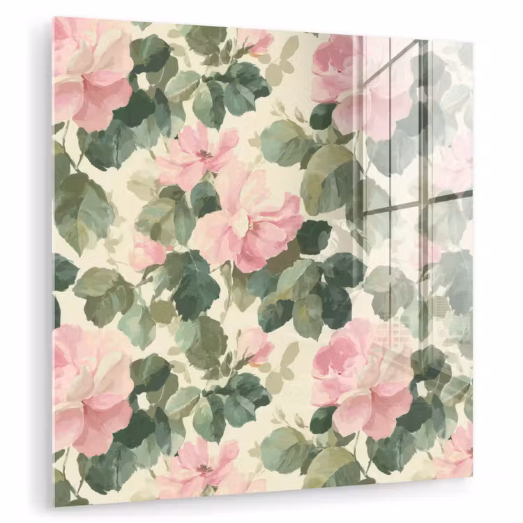 Rozen - Botanisch - Roze plexiglas 5mm klein 11 -zzzproduct_nieuw