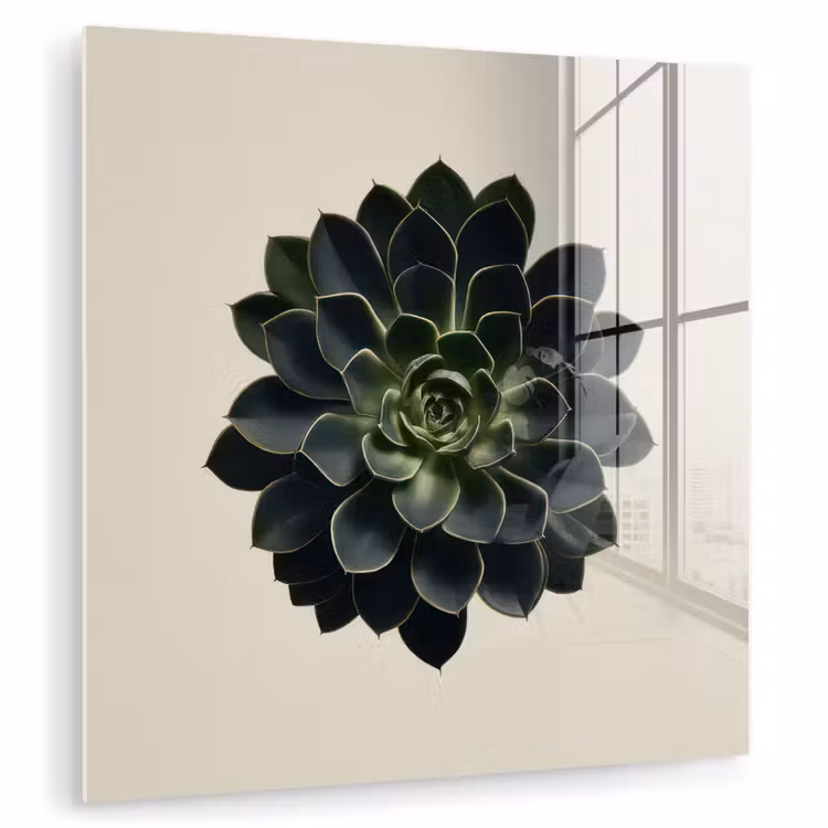 Rozet - Cirkelvormig - Donkergroen plexiglas 5mm klein -zzzproduct_nieuw