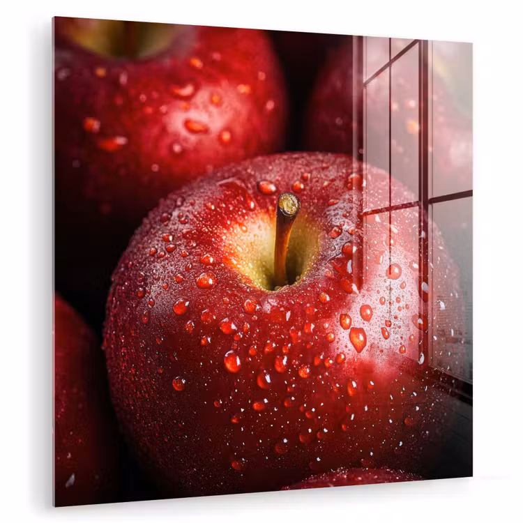 Rood - Appels - Fruit plexiglas 5mm klein -zzzproduct_nieuw