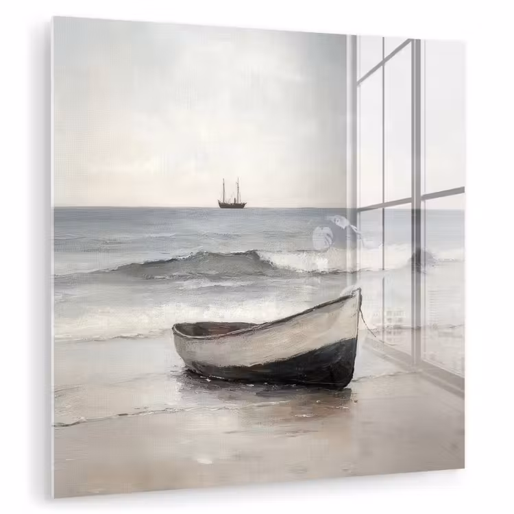 Roeiboot - Zee - Horizon plexiglas 5mm klein -zzzproduct_nieuw