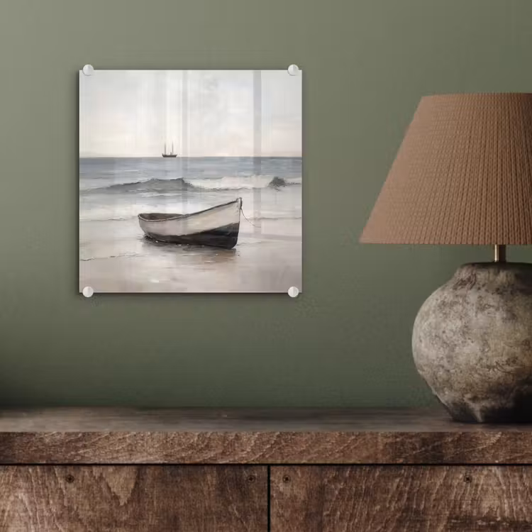 Roeiboot - Zee - Horizon plexiglas 5mm klein -sfeer3