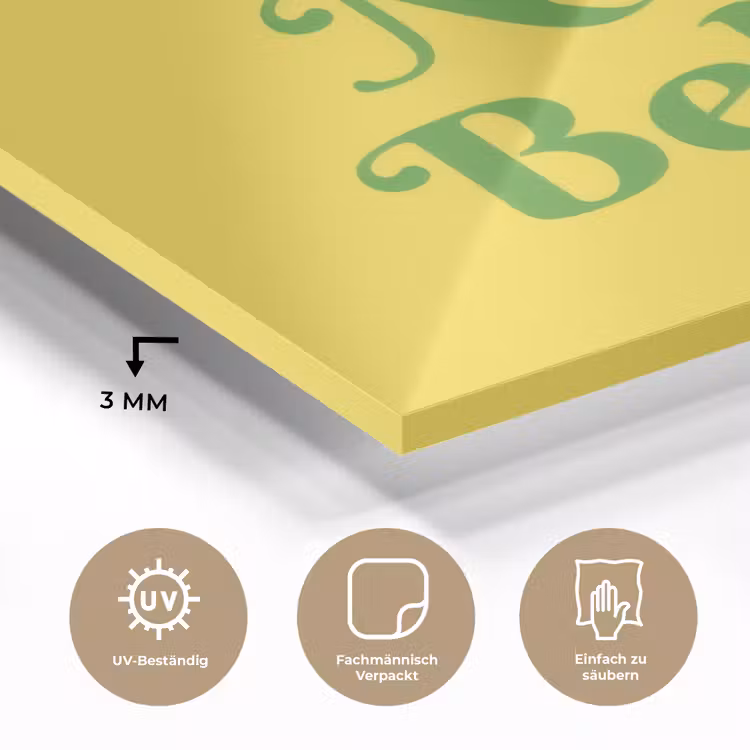 Mij niet bellen - Telefoon - Geel plexiglas 5mm klein -wsfeer2_DE