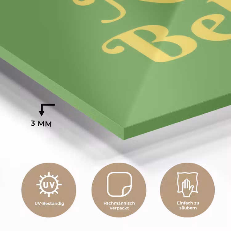Mij niet bellen - Telefoon - Groen plexiglas 5mm klein -wsfeer2_DE