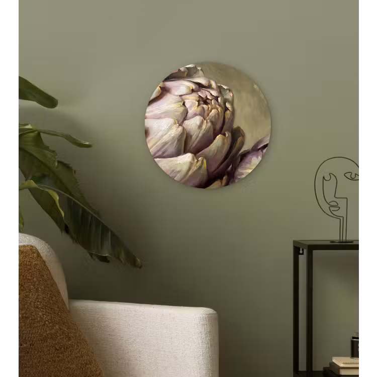 Glasbild Rund - Gemüse – Stillleben – Gemälde - Groente - Stilleven - Schilderij Wandcirkel plexiglas klein