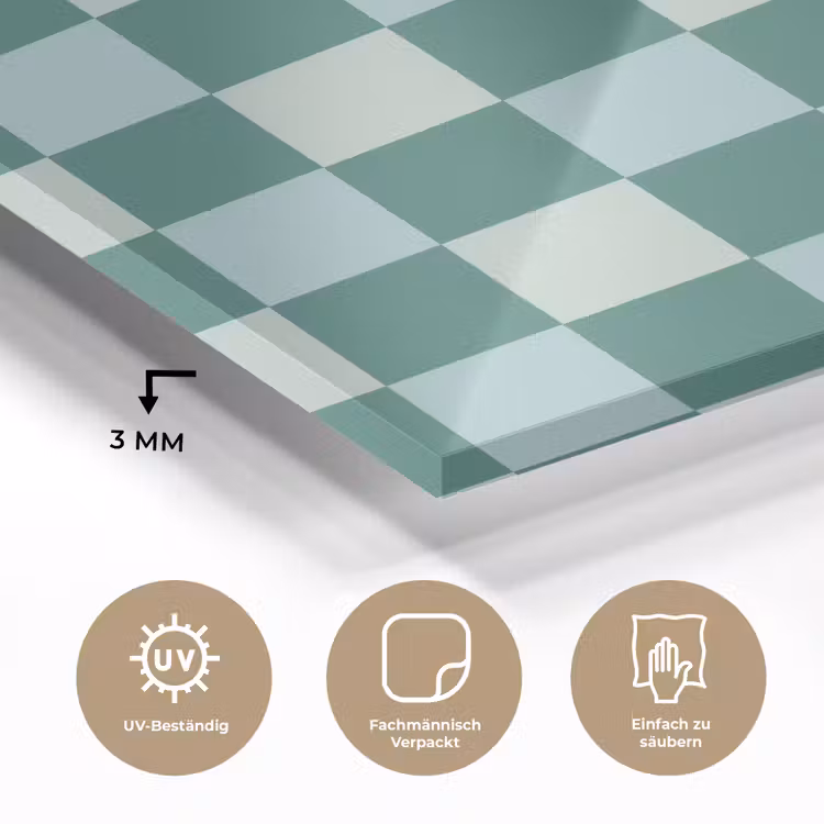 Schaak - Klassiek - Groen plexiglas 5mm klein 11 -wsfeer2_DE