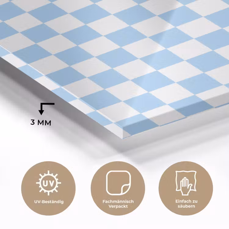 Schaakbord - Klassiek - Blauw plexiglas 5mm klein 11 -wsfeer2_DE