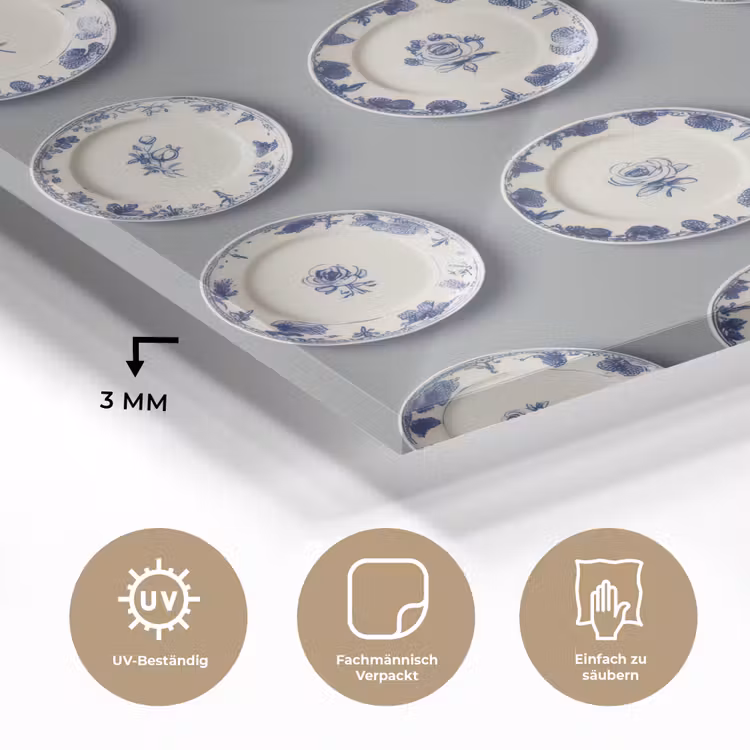 Borden - Bloemen - Blauw - Wit plexiglas 5mm klein 11 -wsfeer2_DE