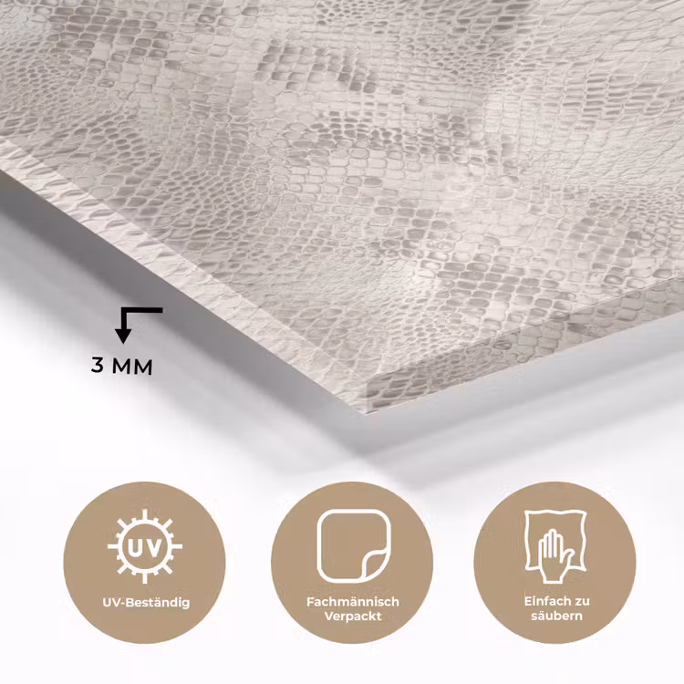 Slang - Patroon - Beige plexiglas 5mm klein 11 -wsfeer2_DE