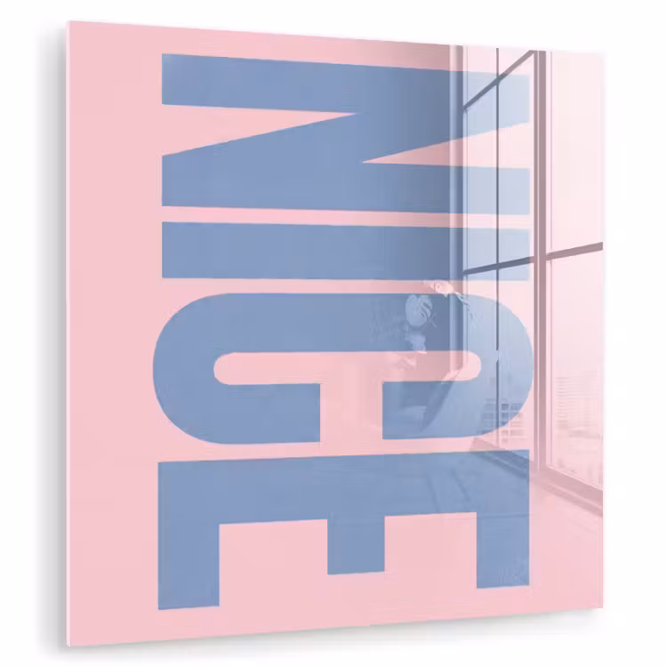 Nice - Paars - Roze plexiglas 5mm klein -zzzproduct_nieuw