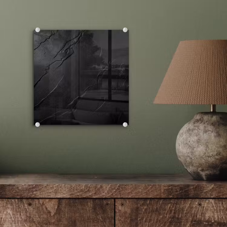 Zwart - Steen - Beton plexiglas 5mm klein -sfeer3