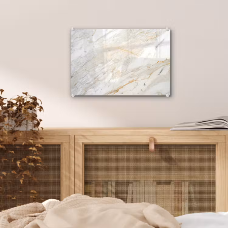 Zwart-wit foto van marmer plexiglas 5mm klein -sfeer4