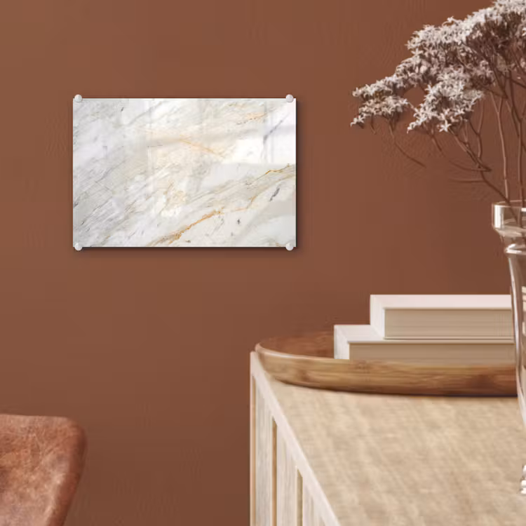 Zwart-wit foto van marmer plexiglas 5mm klein -sfeer5