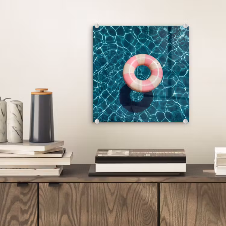 Drijvend - Zwemband - Water plexiglas 5mm klein -sfeer1