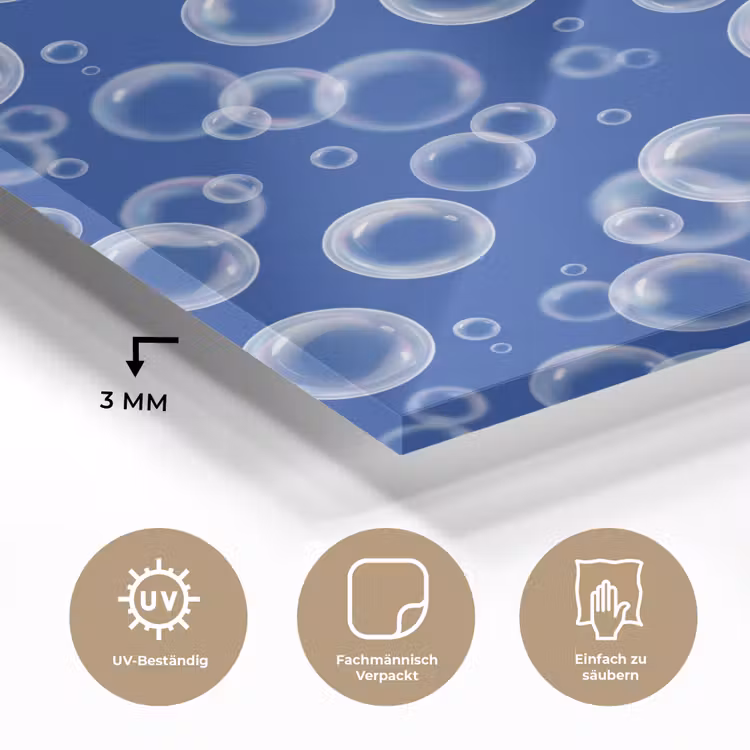 Bubbels - Patroon - Blauw plexiglas 5mm klein -wsfeer2_DE