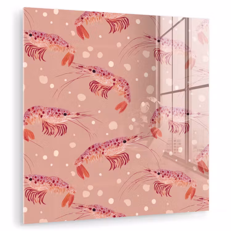 Garnalen - Stippen - Roze plexiglas 5mm klein 11 -zzzproduct_nieuw