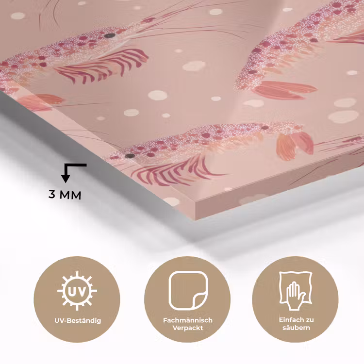 Garnalen - Stippen - Roze plexiglas 5mm klein 11 -wsfeer2_DE